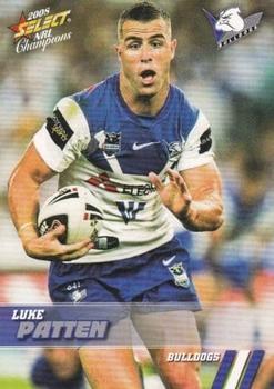 2008 Select NRL Champions #21 Luke Patten Front